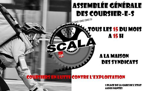 Photo de SCALA - Syndicat des Coursiers Autonomes de Loire-Atlantique.